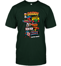 Load image into Gallery viewer, Marvel Avengers Daddy Retro Comic Graphic Father's Day Gift Men's T-Shirt