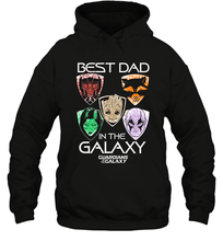 Load image into Gallery viewer, Marvel Guardians Of The Galaxy Best Dad In The Galaxy Father's Day Gifts Hooded Sweatshirt