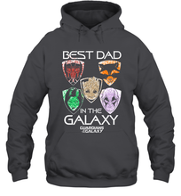 Load image into Gallery viewer, Marvel Guardians Of The Galaxy Best Dad In The Galaxy Father's Day Gifts Hooded Sweatshirt