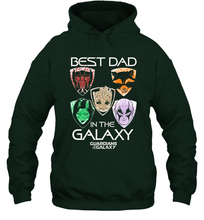 Load image into Gallery viewer, Marvel Guardians Of The Galaxy Best Dad In The Galaxy Father's Day Gifts Hooded Sweatshirt