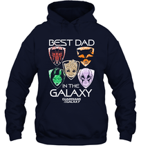 Load image into Gallery viewer, Marvel Guardians Of The Galaxy Best Dad In The Galaxy Father's Day Gifts Hooded Sweatshirt