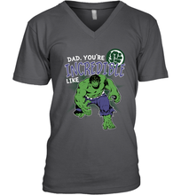 Load image into Gallery viewer, Marvel Hulk Incredible Dad Father's Day Gifts Men's V-Neck T-Shirt