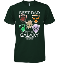 Load image into Gallery viewer, Marvel Guardians Of The Galaxy Best Dad In The Galaxy Father's Day Gifts Men's Premium T-Shirt