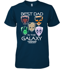 Load image into Gallery viewer, Marvel Guardians Of The Galaxy Best Dad In The Galaxy Father's Day Gifts Men's Premium T-Shirt