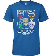 Load image into Gallery viewer, Marvel Guardians Of The Galaxy Best Dad In The Galaxy Father's Day Gifts Men's Premium T-Shirt
