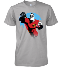 Load image into Gallery viewer, Disney Pixar Incredibles 2 Jack and Mr. Dad Father's Day Gifts Men's Premium T-Shirt