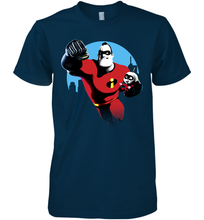 Load image into Gallery viewer, Disney Pixar Incredibles 2 Jack and Mr. Dad Father's Day Gifts Men's Premium T-Shirt