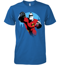 Load image into Gallery viewer, Disney Pixar Incredibles 2 Jack and Mr. Dad Father's Day Gifts Men's Premium T-Shirt