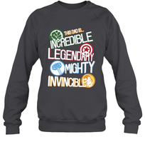 Load image into Gallery viewer, Marvel Avengers Father's Day Dad Words Graphic Father's Day Gifts Crewneck Sweatshirt