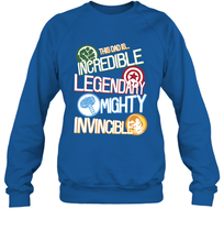 Load image into Gallery viewer, Marvel Avengers Father's Day Dad Words Graphic Father's Day Gifts Crewneck Sweatshirt