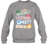 Load image into Gallery viewer, Marvel Avengers Father's Day Dad Words Graphic Father's Day Gifts Crewneck Sweatshirt
