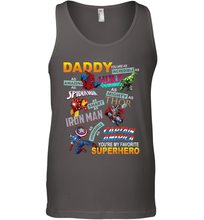 Load image into Gallery viewer, Daddy You Are My Favorite Superhero Father's Day Gifts Men's Tank Top