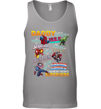 Load image into Gallery viewer, Daddy You Are My Favorite Superhero Father's Day Gifts Men's Tank Top