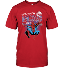 Load image into Gallery viewer, Marvel Spider Man Amazing Dad Father's Day Gifts Men's T-Shirt