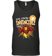 Load image into Gallery viewer, Marvel Iron Man Invincible Dad Father's Day Gifts Men's Tank Top