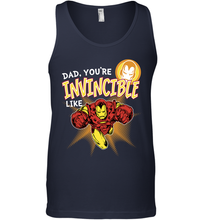 Load image into Gallery viewer, Marvel Iron Man Invincible Dad Father's Day Gifts Men's Tank Top
