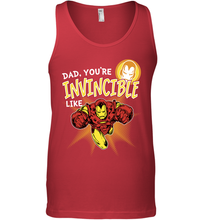 Load image into Gallery viewer, Marvel Iron Man Invincible Dad Father's Day Gifts Men's Tank Top
