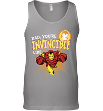 Load image into Gallery viewer, Marvel Iron Man Invincible Dad Father's Day Gifts Men's Tank Top
