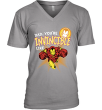 Load image into Gallery viewer, Marvel Iron Man Invincible Dad Father's Day Gifts Men's V-Neck T-Shirt