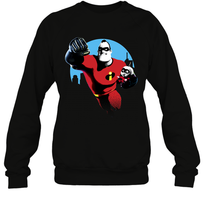 Load image into Gallery viewer, Disney Pixar Incredibles 2 Jack and Mr. Dad Father's Day Gifts Crewneck Sweatshirt