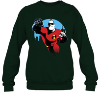Load image into Gallery viewer, Disney Pixar Incredibles 2 Jack and Mr. Dad Father's Day Gifts Crewneck Sweatshirt
