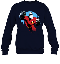 Load image into Gallery viewer, Disney Pixar Incredibles 2 Jack and Mr. Dad Father's Day Gifts Crewneck Sweatshirt