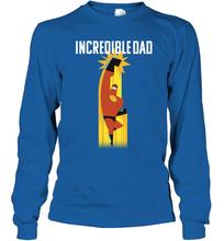 Load image into Gallery viewer, Disney Pixar Incredibles 2 Dad Powers Father's Day Gifts Long Sleeve T-Shirt