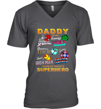 Load image into Gallery viewer, Daddy You Are My Favorite Super Hero Father's Day Gifts Men's V-Neck T-Shirt