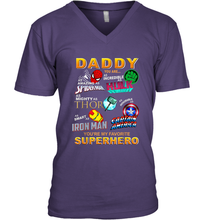 Load image into Gallery viewer, Daddy You Are My Favorite Super Hero Father's Day Gifts Men's V-Neck T-Shirt
