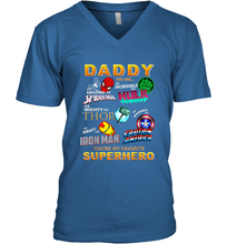 Load image into Gallery viewer, Daddy You Are My Favorite Super Hero Father's Day Gifts Men's V-Neck T-Shirt