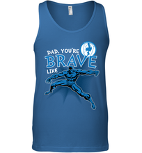 Load image into Gallery viewer, Marvel Black Panther Brave Dad Father's Day Gifts Men's Tank Top