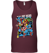 Load image into Gallery viewer, Marvel Heros My Dad My Hero Father's Day Gifts Men's Tank Top