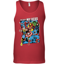 Load image into Gallery viewer, Marvel Heros My Dad My Hero Father's Day Gifts Men's Tank Top