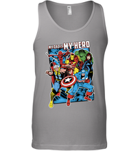 Load image into Gallery viewer, Marvel Heros My Dad My Hero Father's Day Gifts Men's Tank Top
