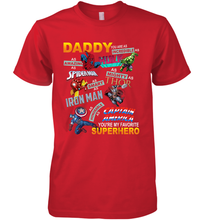 Load image into Gallery viewer, Daddy You Are My Favorite Superhero Father's Day Gifts Men's Premium T-Shirt