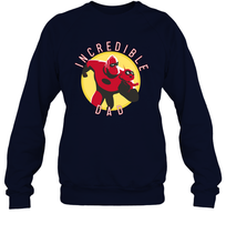 Load image into Gallery viewer, Disney Pixar Incredibles 2 Incredible Dad Graphic Father's Day Gifts Crewneck Sweatshirt