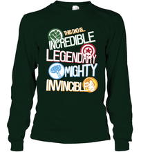 Load image into Gallery viewer, Marvel Avengers Father's Day Dad Words Graphic Father's Day Gifts Long Sleeve T-Shirt