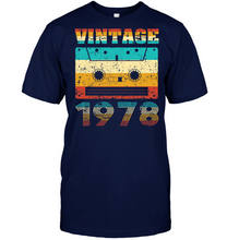 Load image into Gallery viewer, Mens 40th Birthday Gift Vintage 1978 Year Old Mixtape T-Shirt