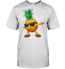 Load image into Gallery viewer, Mens Dabbing Pineapple Sunglasses Aloha Beaches Hawaii T-Shirt