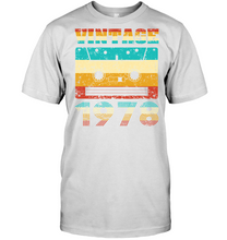 Load image into Gallery viewer, Mens 40th Birthday Gift Vintage 1978 Year Old Mixtape T-Shirt