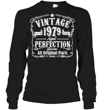 Load image into Gallery viewer, Vintage 1979 Birthday - 39 Years Old 39th Birthday Long Sleeve Shirt