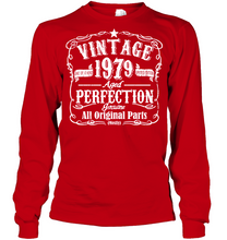 Load image into Gallery viewer, Vintage 1979 Birthday - 39 Years Old 39th Birthday Long Sleeve Shirt