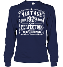 Load image into Gallery viewer, Vintage 1979 Birthday - 39 Years Old 39th Birthday Long Sleeve Shirt