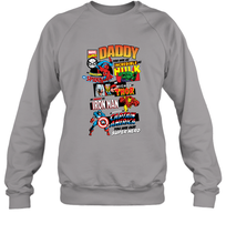 Load image into Gallery viewer, Marvel Avengers Daddy Retro Comic Graphic Father's Day Gift Crewneck Sweatshirt