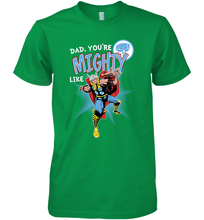 Load image into Gallery viewer, Marvel Thor Mighty Dad Father's Day Gifts Men's Premium T-Shirt