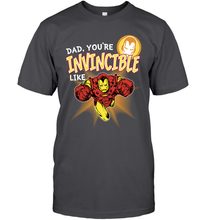 Load image into Gallery viewer, Marvel Iron Man Invincible Dad Father's Day Gifts Men's T-Shirt