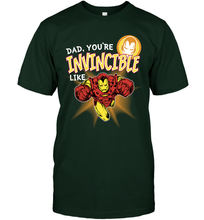 Load image into Gallery viewer, Marvel Iron Man Invincible Dad Father's Day Gifts Men's T-Shirt