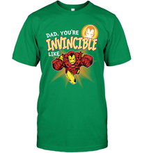 Load image into Gallery viewer, Marvel Iron Man Invincible Dad Father's Day Gifts Men's T-Shirt