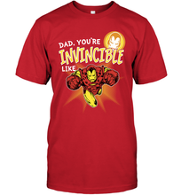 Load image into Gallery viewer, Marvel Iron Man Invincible Dad Father's Day Gifts Men's T-Shirt
