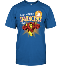 Load image into Gallery viewer, Marvel Iron Man Invincible Dad Father's Day Gifts Men's T-Shirt